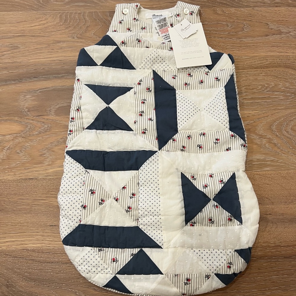 NWT Bonpoint Joujou Quilted Baby Sleep Bag